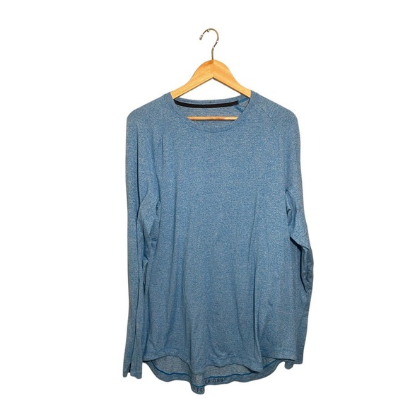 Lululemon Long Sleeve Shirt Better Each Day Athletic Gym Men's XL Stretch Blue - Picture 1 of 6